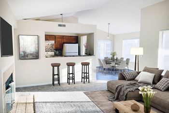 Vaulted ceiling
